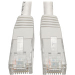 Tripp Lite N200-003-WH Cat6 Gigabit Molded (UTP) Ethernet Cable (RJ45 M/M) PoE White 3 ft. (0.91 m)