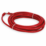 AddOn ADD-40FCAT6A-RD 40ft RJ-45 (Male) to RJ-45 (Male) Straight Red Cat6A UTP PVC Copper Patch Cable