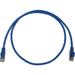 Tripp Lite N262-S03-BL Cat6a 10G Snagless Shielded Slim STP Ethernet Cable (RJ45 M/M), PoE, Blue, 3 ft. (0.9 m)