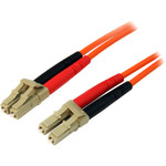 StarTech 50FIBLCLC5 5m Fiber Optic Cable - Multimode Duplex 50/125 - LSZH - LC/LC - OM2 - LC to LC Fiber Patch Cable