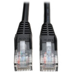 Tripp Lite N001-005-BK Cat5e 350 MHz Snagless Molded (UTP) Ethernet Cable (RJ45 M/M) PoE Black 5 ft. (1.52 m)