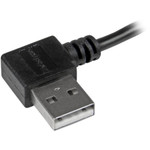 StarTech USB2AUB2RA1M 1m 3 ft Micro-USB Cable with Right-Angled Connectors - M/M - USB A to Micro B Cable