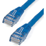 StarTech C6PATCH3BL 3ft CAT6 Ethernet Cable - Blue Molded Gigabit - 100W PoE UTP 650MHz - Category 6 Patch Cord UL Certified Wiring/TIA