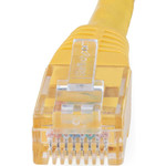 StarTech C6PATCH1YL 1ft CAT6 Ethernet Cable - Yellow Molded Gigabit - 100W PoE UTP 650MHz - Category 6 Patch Cord UL Certified Wiring/TIA