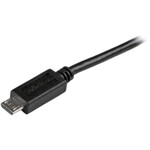 StarTech USBAUB6BK 6 ft Mobile Charge Sync USB to Slim Micro USB Cable for Smartphones and Tablets - A to Micro B M/M