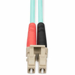 StarTech 450FBLCLC20 20m (65ft) LC/UPC to LC/UPC OM4 Multimode Fiber Optic Cable, 50/125&micro;m LOMMF/VCSEL Zipcord Fiber, 100G, LSZH Fiber Patch Cord