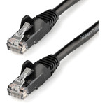 StarTech N6PATCH2BK 2ft CAT6 Ethernet Cable - Black Snagless Gigabit - 100W PoE UTP 650MHz Category 6 Patch Cord UL Certified Wiring/TIA