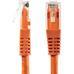 StarTech C6PATCH35OR 35ft CAT6 Ethernet Cable - Orange Molded Gigabit - 100W PoE UTP 650MHz - Category 6 Patch Cord UL Certified Wiring/TIA