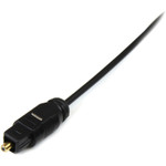 StarTech THINTOS15 15 ft Thin Toslink Digital Optical SPDIF Audio Cable