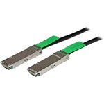 StarTech QSFPMM2M MSA Uncoded Compatible 2m 40G QSFP+ to QSFP+ Direct Attach Cable - 40 GbE QSFP+ Copper DAC 40 Gbps Low Power Passive Twinax