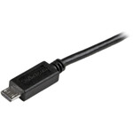 StarTech USBAUB3BK 3 ft Mobile Charge Sync USB to Slim Micro USB Cable for Smartphones and Tablets - A to Micro B M/M