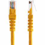 StarTech M45PATCH1YL 1 ft Yellow Molded Cat5e UTP Patch Cable
