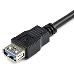 StarTech USB3SEXT2MBK 2m Black SuperSpeed USB 3.0 (5Gbps) Extension Cable A to A - M/F