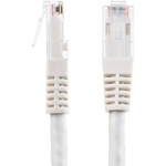 StarTech C6PATCH3WH 3ft CAT6 Ethernet Cable - White Molded Gigabit - 100W PoE UTP 650MHz - Category 6 Patch Cord UL Certified Wiring/TIA