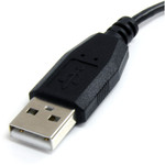 StarTech UUSBHAUB3LA 3 ft Micro USB Cable - A to Left Angle Micro B