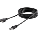 StarTech USBEXTAA6BK 6 ft Black USB 2.0 Extension Cable A to A - M/F