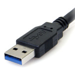 StarTech USB3SAB10BK 10 ft Black SuperSpeed USB 3.0 (5Gbps) Cable A to B - M/M