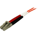 StarTech 50FIBPLCLC3 3m Fiber Optic Cable - Multimode Duplex 50/125 - OFNP Plenum - LC/LC - OM2 - LC to LC Fiber Patch Cable