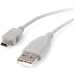 StarTech USB2HABM3 Mini USB 2.0 cable - 4 pin USB Type A (M) - 5 pin mini-USB Type B (M) - ( USB / Hi-Speed USB ) - 3 ft