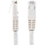 StarTech C6PATCH5WH 5ft CAT6 Ethernet Cable - White Molded Gigabit - 100W PoE UTP 650MHz - Category 6 Patch Cord UL Certified Wiring/TIA