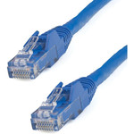 StarTech N6PATCH50BL 50ft CAT6 Ethernet Cable - Blue Snagless Gigabit - 100W PoE UTP 650MHz Category 6 Patch Cord UL Certified Wiring/TIA