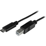 StarTech USB2CB1M USB C to USB B Printer Cable - 3 ft / 1m - USB C Printer Cable - USB C to USB B Cable - USB Type C to Type B