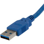 StarTech USB3SAB3 SuperSpeed USB 3.0 (5Gbps) Cable A to B - USB 3.0 A (M) to USB 3.0 B (M) - 480 MBytes/s or 4.8 Gbps - 3 ft