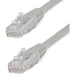 StarTech C6PATCH25GR 25ft CAT6 Ethernet Cable - Gray Molded Gigabit - 100W PoE UTP 650MHz - Category 6 Patch Cord UL Certified Wiring/TIA
