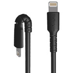 StarTech RUSBCLTMM1MB 3 foot/1m Durable Black USB-C to Lightning Cable, Rugged Heavy Duty Charging/Sync Cable for Apple iPhone/iPad MFi Certified