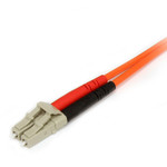 StarTech FIBLCSC2 2m Fiber Optic Cable - Multimode Duplex 62.5/125 - LSZH - LC/SC - OM1 - LC to SC Fiber Patch Cable