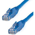 StarTech N6PATCH30BL 30ft CAT6 Ethernet Cable - Blue Snagless Gigabit - 100W PoE UTP 650MHz Category 6 Patch Cord UL Certified Wiring/TIA