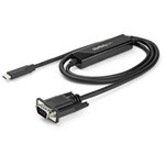 StarTech CDP2VGAMM1MB 3ft/1m USB C to VGA Cable - 1920x1200/1080p USB Type C DP Alt Mode to VGA Video Monitor Adapter Cable -Works w/ Thunderbolt 3