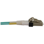 Tripp Lite N820X-08M 400G Multimode 50/125 OM3 Switchable Fiber Optic Cable (Duplex LC-PC M/M) LSZH Aqua 8 m (26.2 ft.)