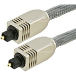 Monoprice 2767 50ft Premium Optical Toslink Cable with Metal Fancy Connector