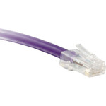 ENET C6-PR-NB-75-ENC Cat6 Purple 75 Foot Non-Booted (No Boot) (UTP) High-Quality Network Patch Cable RJ45 to RJ45 - 75Ft