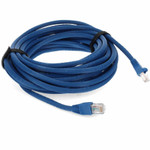 AddOn ADD-17FCAT6A-BE 17ft RJ-45 (Male) to RJ-45 (Male) Blue Cat6A Straight UTP PVC Copper Patch Cable