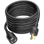 Tripp Lite Power Extension Cord NEMA L5-30P to NEMA L5-30R- Heavy-Duty 30A 125V 10 AWG 15 ft. (4.57 m) Black Locking Connectors