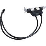 SIIG CB-US0S11-S1 2-Port USB 2.0 Low Profile Extension Bracket