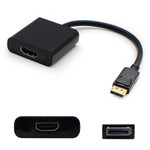 AddOn DISPLAYPORT2HDMI DisplayPort 1.2 Male to HDMI 1.3 Female Black Adapter Which Requires DP++ For Resolution Up to 2560x1600 (WQXGA)