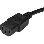 StarTech.com 10ft (3m) Computer Power Cord, Right Angle NEMA 5-15P to C13, 10A 125V, 18AWG, Replacement AC Power Cord, Monitor Power Cable