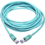 Tripp Lite N262-025-AQ Cat6a 10G Snagless Shielded STP Ethernet Cable (RJ45 M/M) PoE Aqua 25 ft. (7.62 m)