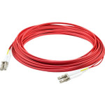 AddOn ADD-LC-LC-7M5OM2P-RD 7m LC (Male) to LC (Male) Red OM2 Duplex Plenum-Rated Fiber Patch Cable