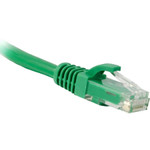 ENET C5E-GN-25-ENC Cat5e Green 25 Foot Patch Cable with Snagless Molded Boot (UTP) High-Quality Network Patch Cable RJ45 to RJ45 - 25Ft