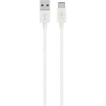 Belkin F2CU060BT04-WHT MIXIT↑ Metallic USB-C to USB-A Charge Cable