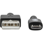 Tripp Lite U050-006-GY-MAX Heavy-Duty USB 2.0 USB-A to Micro-B Cable M/M UHMWPE and Aramid Fibers Gray 6 ft. (1.83 m)