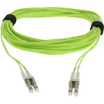 AddOn ADD-LC-LC-1M5OM5 1m LC (Male) to LC (Male) Lime Green OM5 Duplex Fiber OFNR (Riser-Rated) Patch Cable