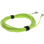 AddOn ADD-LC-LC-1M5OM5 1m LC (Male) to LC (Male) Lime Green OM5 Duplex Fiber OFNR (Riser-Rated) Patch Cable