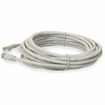 AddOn ADD-35FCAT6-WE 35ft RJ-45 (Male) to RJ-45 (Male) Straight White Cat6 UTP PVC Copper Patch Cable