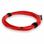 AddOn ADD-ST-ST-5M5OM3-RD 5m ST (Male) to ST (Male) Red OM3 Duplex Plenum-Rated Fiber Patch Cable