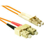 ENET SCLC-30M-ENC 30M SC/LC Duplex Multimode 62.5/125 OM1 or Better Orange Fiber Patch Cable 30 meter SC-LC Individually Tested